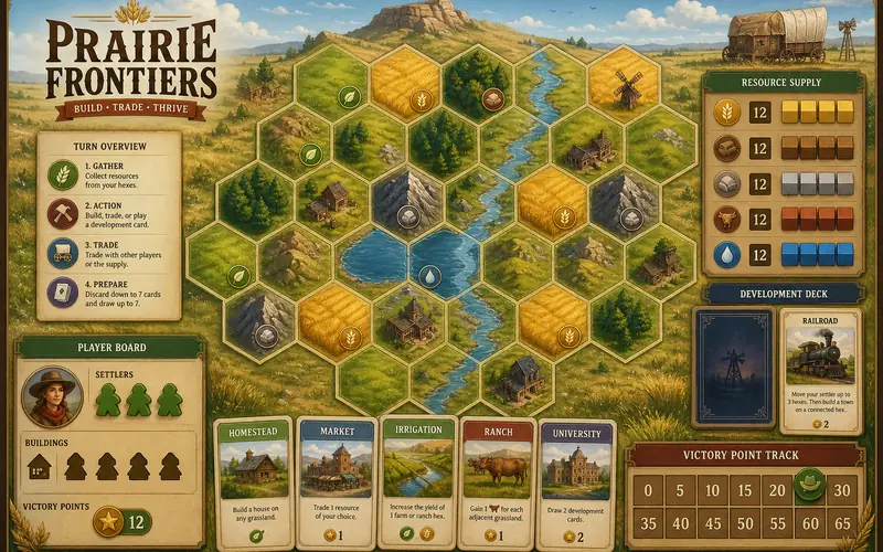Prairie Strategy classic board experience