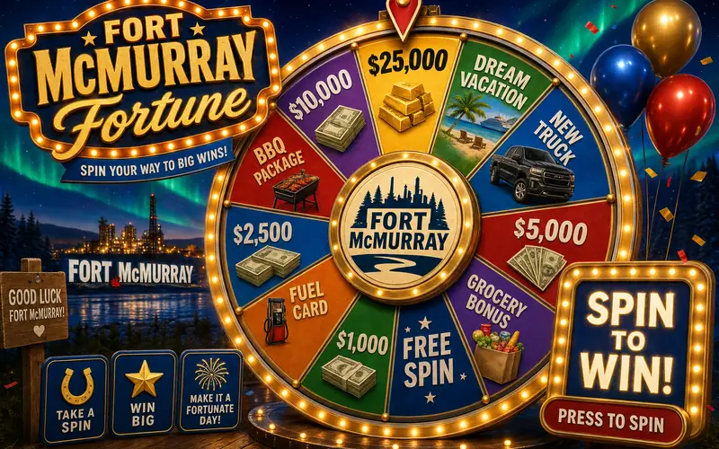Fort McMurray Fortune wheel experience