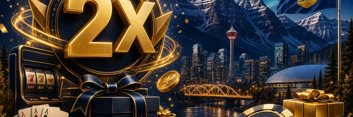 Welcome bonus promotion banner